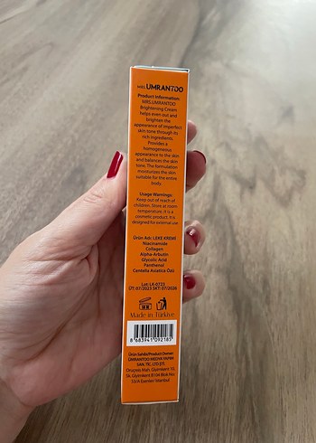 Umrantoo Anti-Dark Leke Kremi 50 ml - Görsel 3
