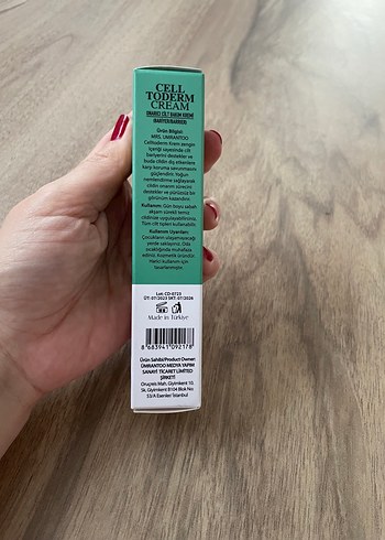 Mrs. Umrantoo Cell To Derm Onarıcı Krem 40 ml - Görsel 5