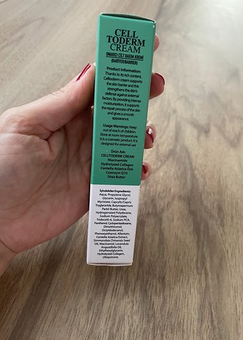 Mrs. Umrantoo Cell To Derm Onarıcı Krem 40 ml - Görsel 6