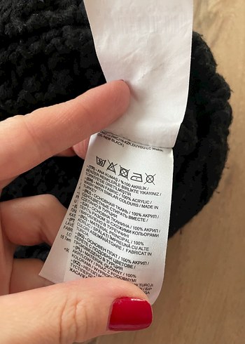 LCW Vision Siyah Örgü Desenli Triko Kazak - Görsel 9