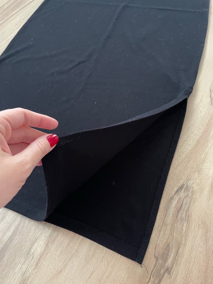 H&MSiyah Kolsuz Yüksek Yaka Kadın Elbise - Görsel 2