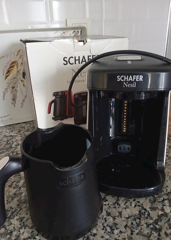 Schafer Nesil Beyaz ve Siyah Kahve Makinesi - Görsel 2
