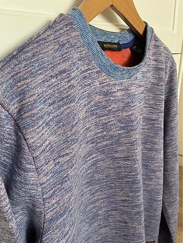 xl Beden mor Renk Scotch & Soda Renkli Sweatshirt XL