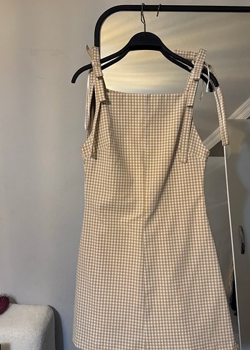 Bej Ekose Mutfak Önlüğü - Görsel 2