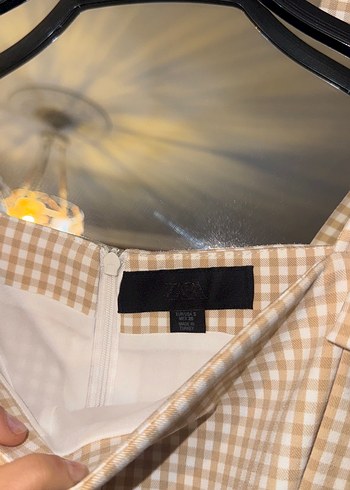 Bej Ekose Mutfak Önlüğü - Görsel 5