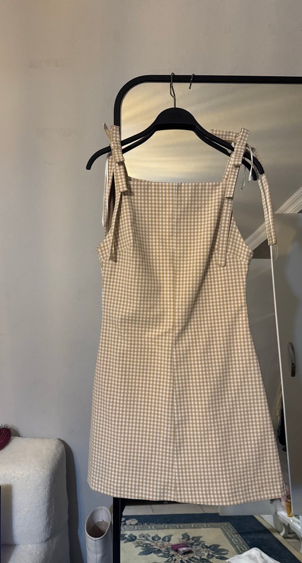 Bej Ekose Mutfak Önlüğü - Görsel 2