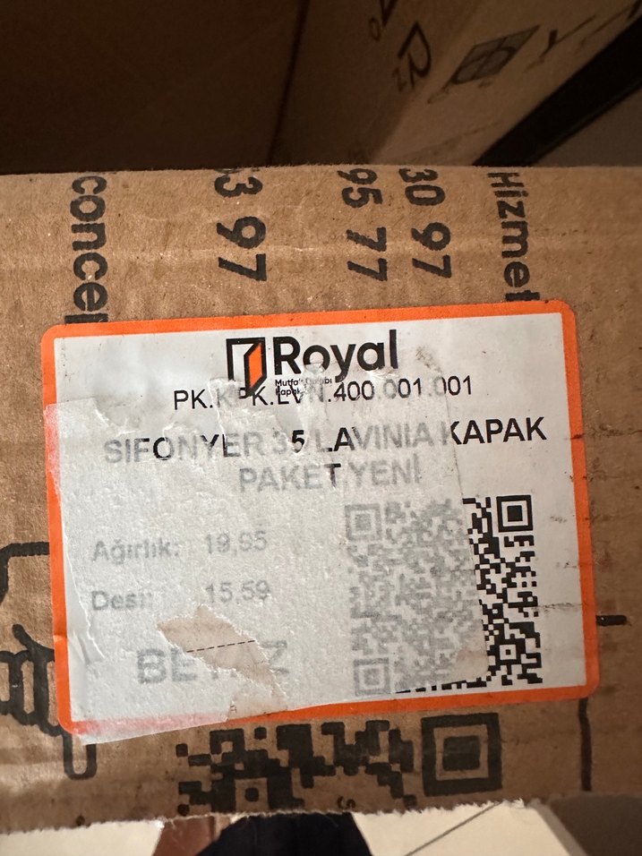 Royal 35 Lavinia şifonyer hiç kurulmadı - Görsel 4