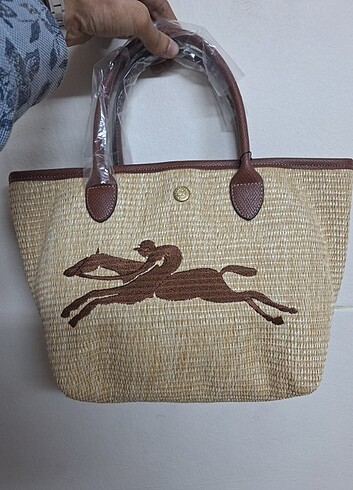 Longchamp Hasır Askılı Çanta 