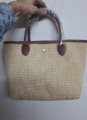 Longchamp Longchamp Hasır Askılı Çanta 