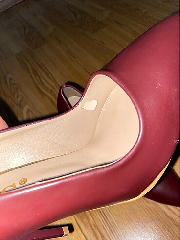 40 Beden bordo Renk Stiletto