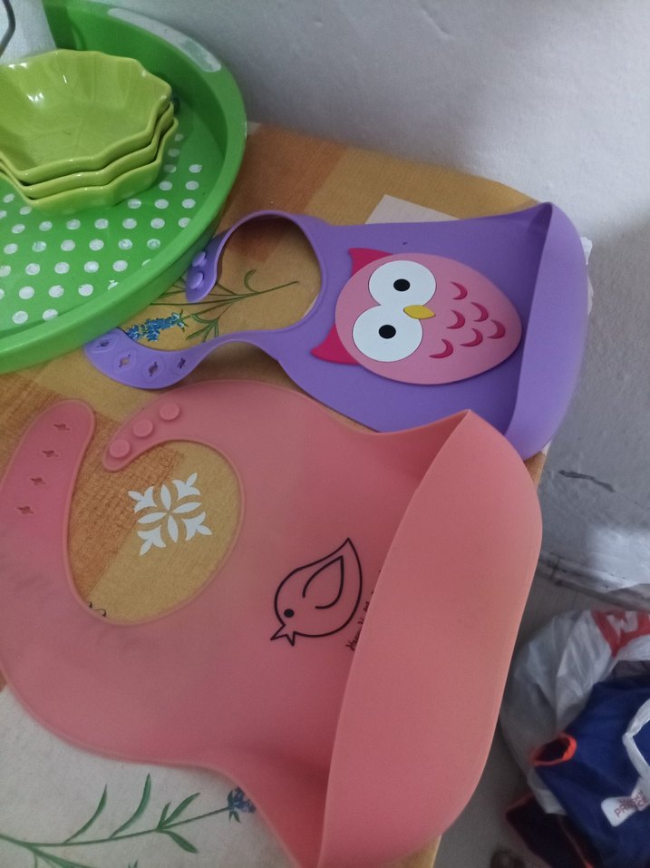 #takas Renkli Baskılı Bebek Önlüğü - Görsel 3