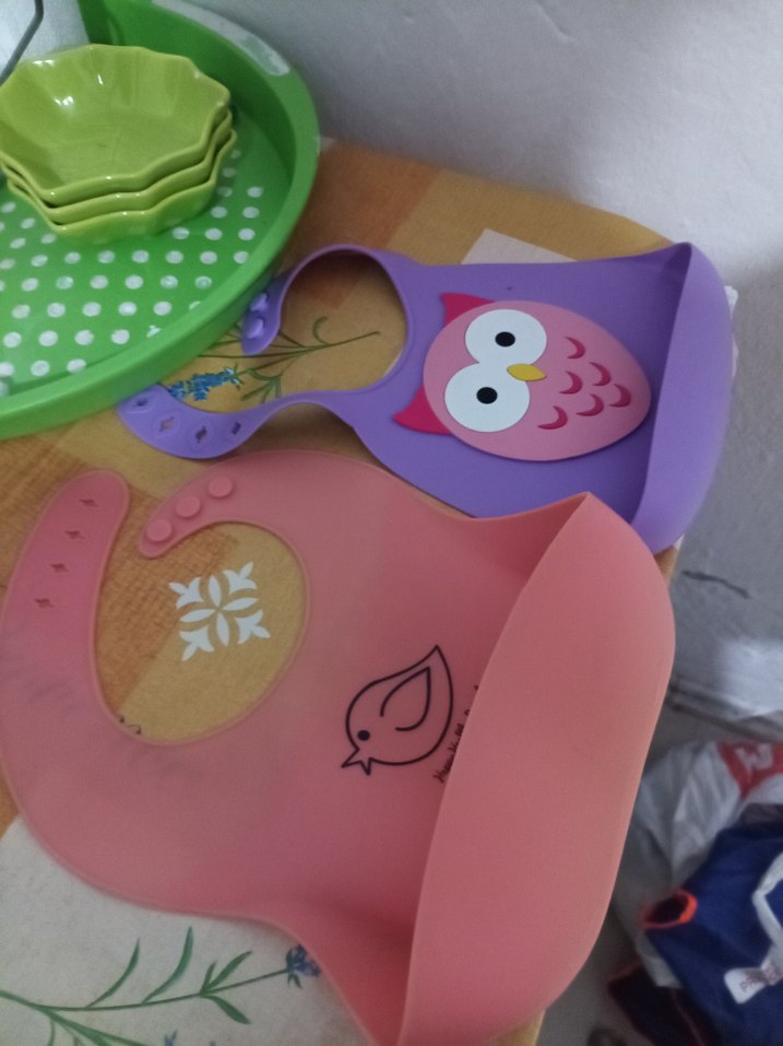 #takas Renkli Baskılı Bebek Önlüğü - Görsel 2