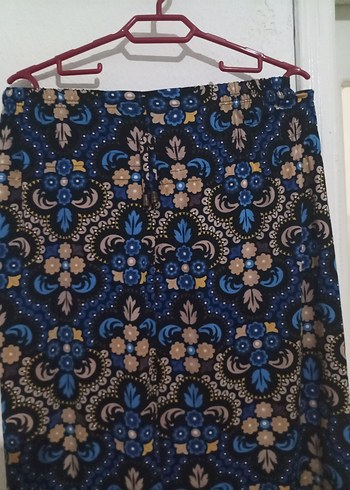 Çiçek Desenli Pilili Hamile Uzun Etek - Görsel 2