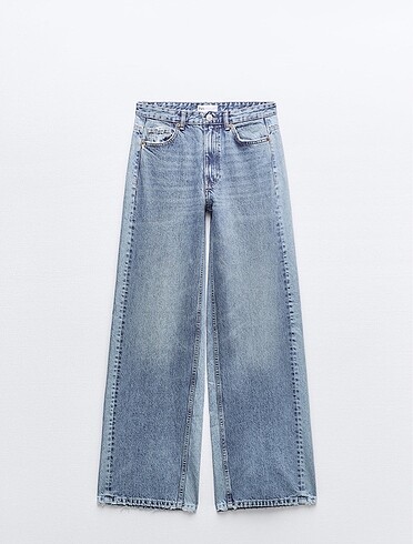 ZARA MID-RISE EIDE LEG TRF JEAN