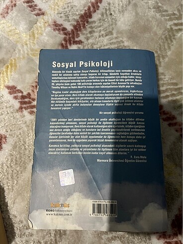  Sosyal psikoloji ders kitabı