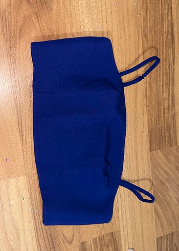 Kadın Lacivert Mini Bralet Fabrika