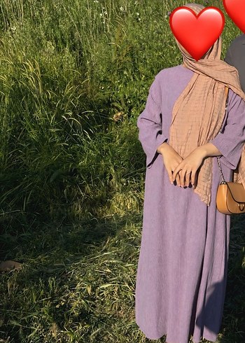 Bohem Mor Uzun Keten Elbise