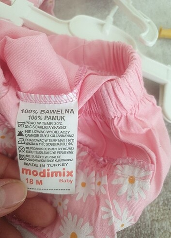 1,5 Yaş Beden pembe Renk Bebek üçlü takım