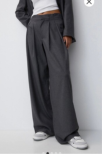 Pull and Bear Wide Leg Pantolon