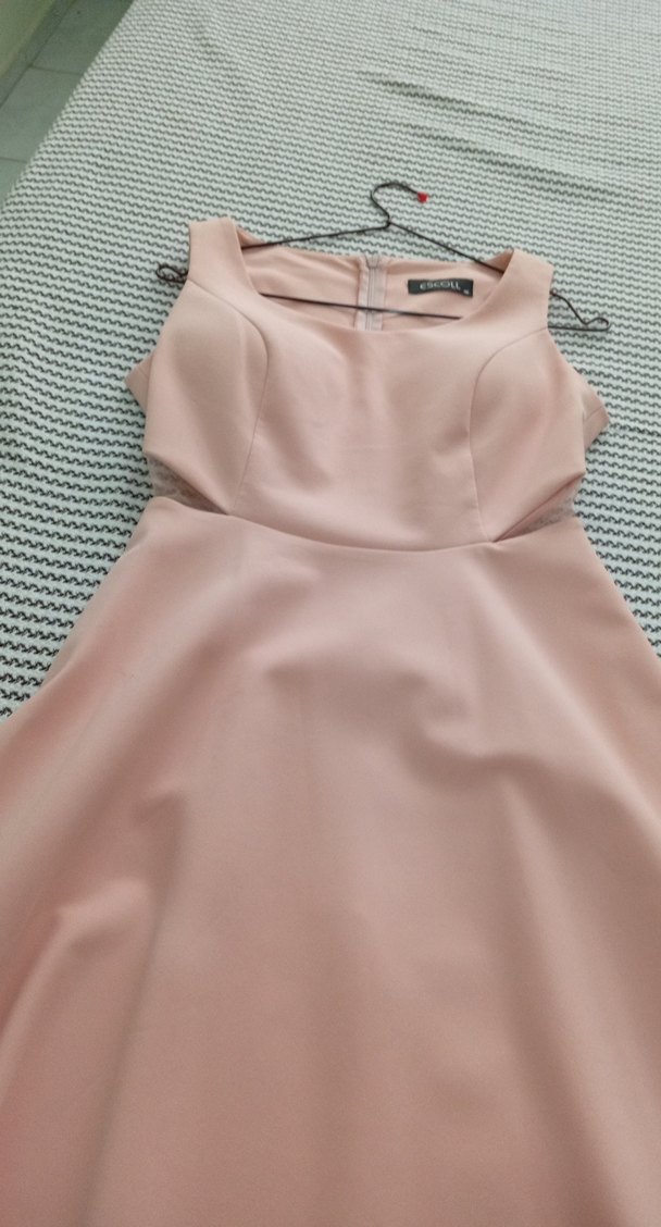 genç kızlar için uçuk pembe sık elbise - Görsel 5