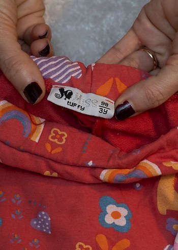 E adet Renkli Kız Çocuk Tayt Seti - Görsel 4