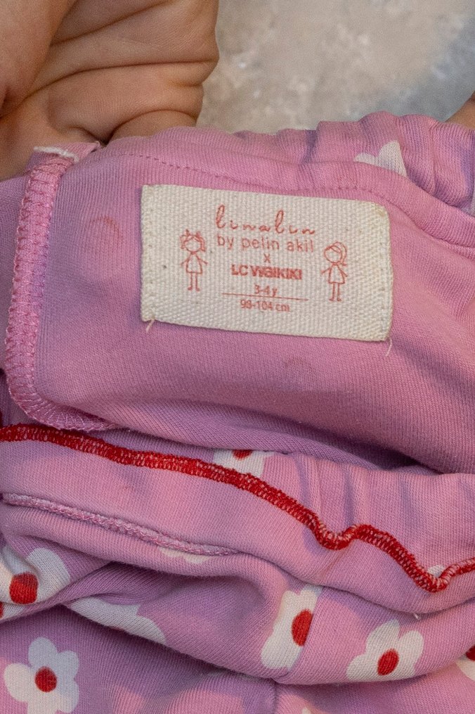 E adet Renkli Kız Çocuk Tayt Seti - Görsel 5
