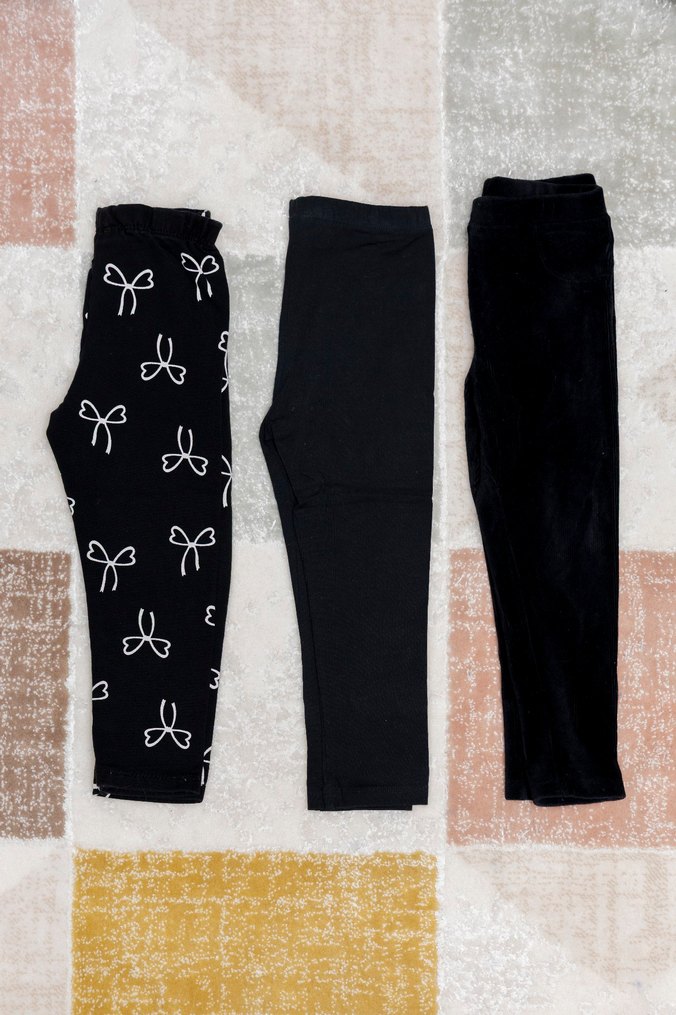 lcw 24-36 üç adet siyah tayt - Görsel 2