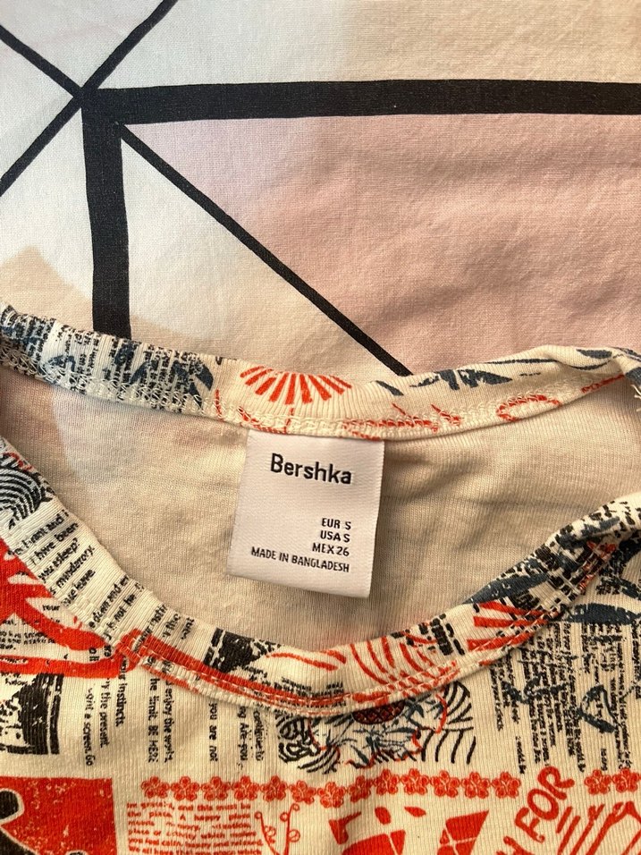 Kadın Baskılı Kısa Kollu Tişört - Görsel 2