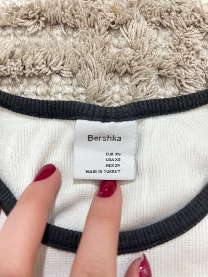 Beyaz Baskılı Kadın Atlet - Görsel 3