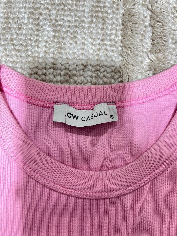 Pembe Kiraz Baskılı Crop - Görsel 2