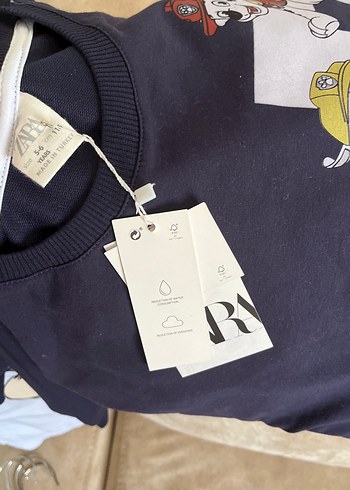 Erkek Çocuk Baskılı Sweatshirt Mavi - Görsel 2