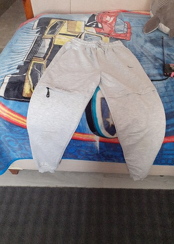 Gri Erkek eşofman altı Fermuarlı Cepli - Görsel 2