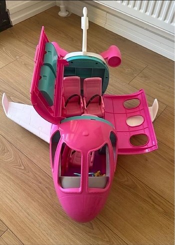 Barbie Pembe Oyuncak Uçak - Görsel 2