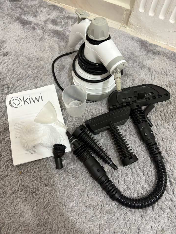 Kiwi Buharlı Temizlik Cihazı 9 Aksesuarlı Beyaz - Görsel 4
