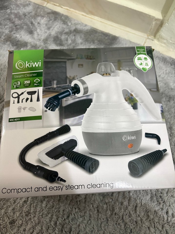 Kiwi Buharlı Temizlik Cihazı 9 Aksesuarlı Beyaz - Görsel 2