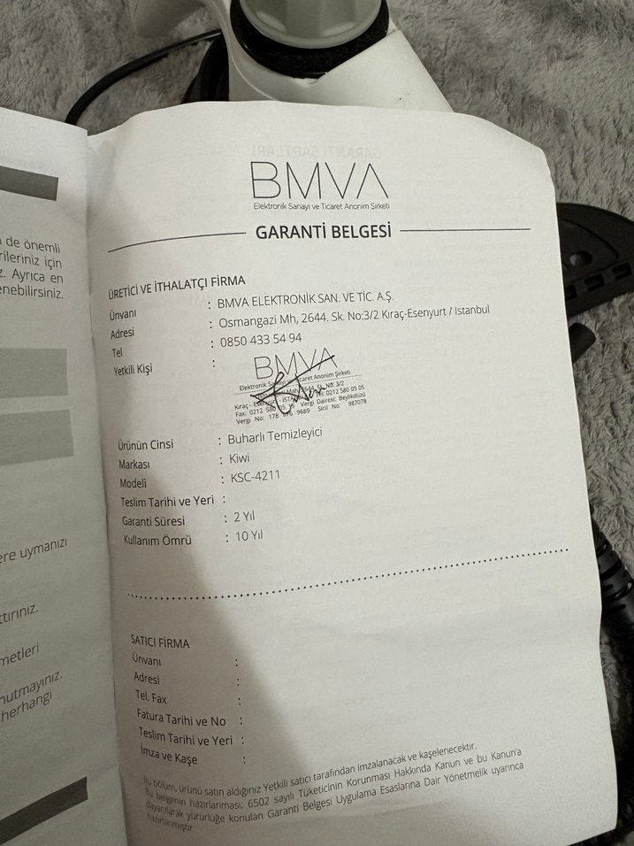 Kiwi Buharlı Temizlik Cihazı 9 Aksesuarlı Beyaz - Görsel 5