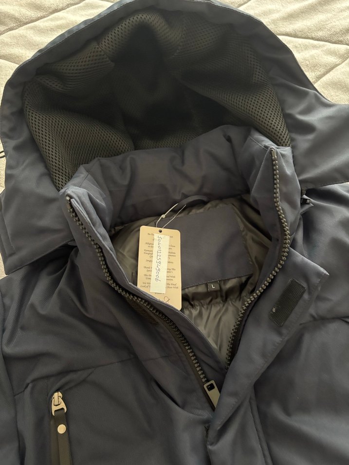 Erkek Kapüşonlu Fermuarlı Mont - Görsel 2