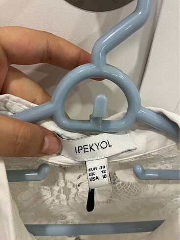 l Beden beyaz Renk İPEKYOL GÖMLEK