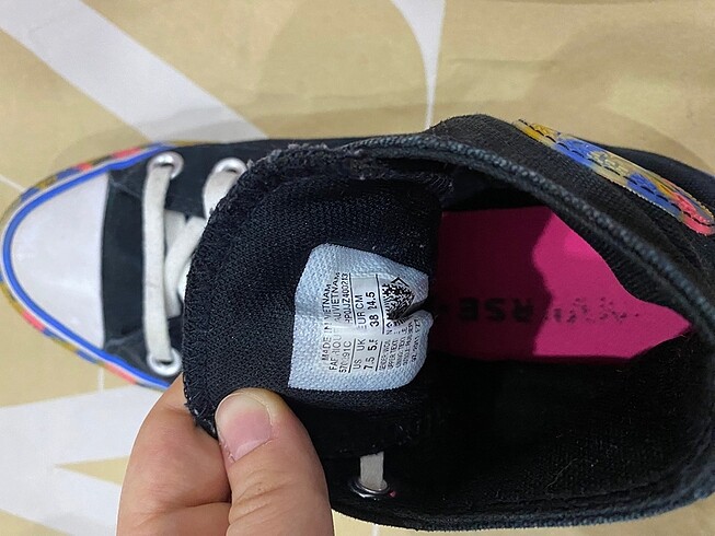 38 Beden siyah Renk Converse