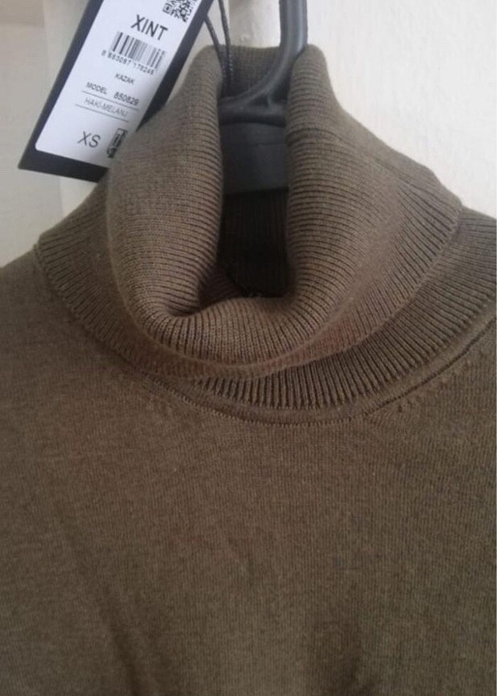 Xint kadın boğazlı kazak - Görsel 3