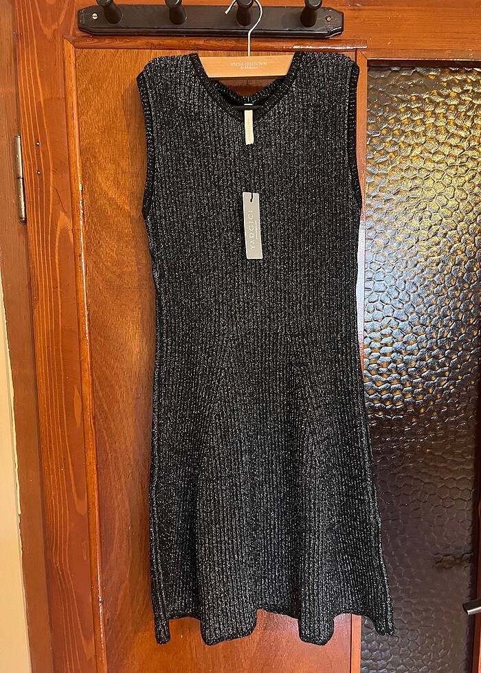 Yargıcı triko elbise - Görsel 2