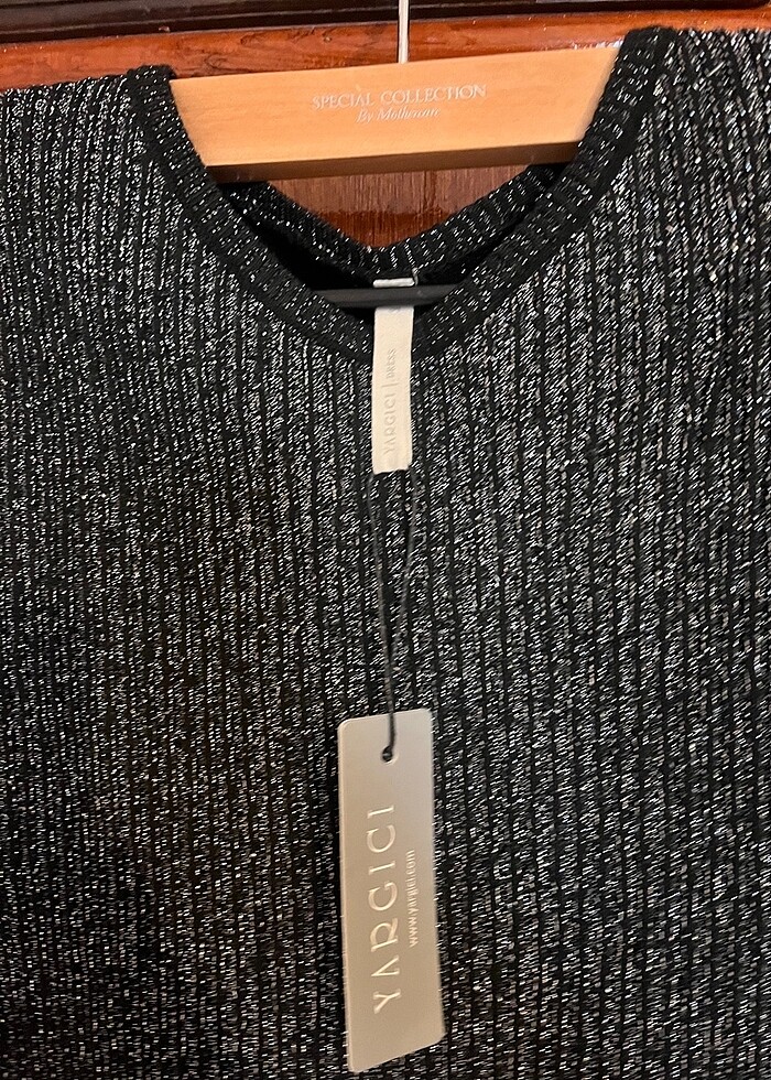 Yargıcı triko elbise - Görsel 3