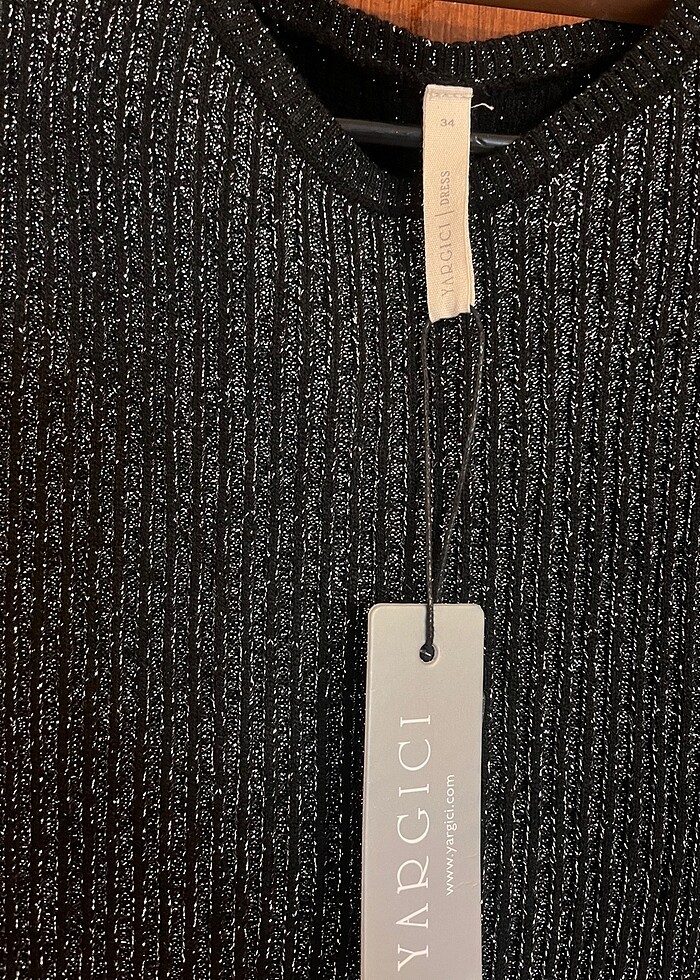 Yargıcı triko elbise - Görsel 4