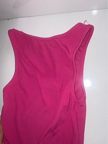 m Beden pembe esnek crop