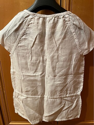 38 Beden Timberland Keten Beyaz Kadın Bluz