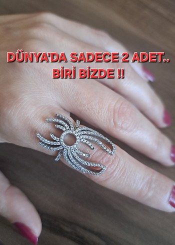 Beden TÜRKİYE'DE TEK ! ÖZEL TASARIM GÜMÜŞ YÜZÜK