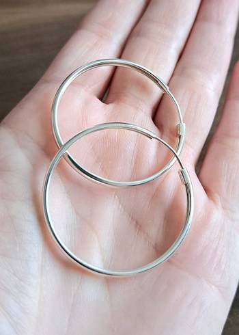 Accessorize GÜMÜŞ HALKA KÜPE