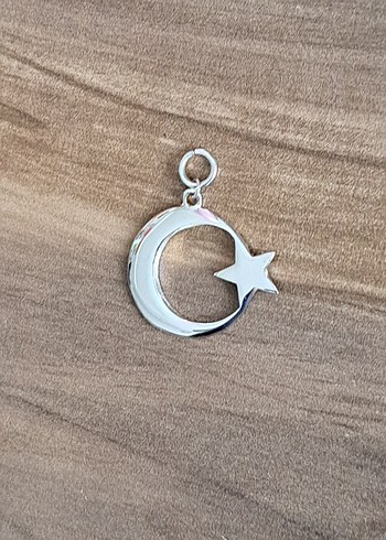  GÜMÜŞ AY YILDIZ KOLYE UCU