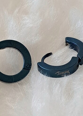 316L ÇELİK ATATÜRK İMZASI KÜPE - Görsel 2