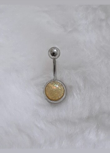 316L CERRAHİ ÇELİK GÖBEK PİERCİNG  - Görsel 2